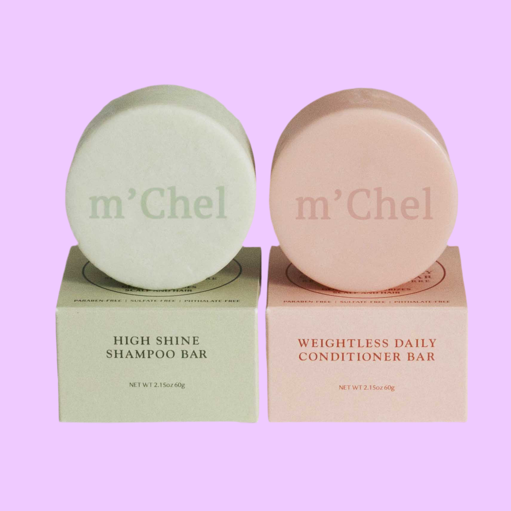 High Shine Shampoo + Weightless Daily Conditioner Bars Bundle