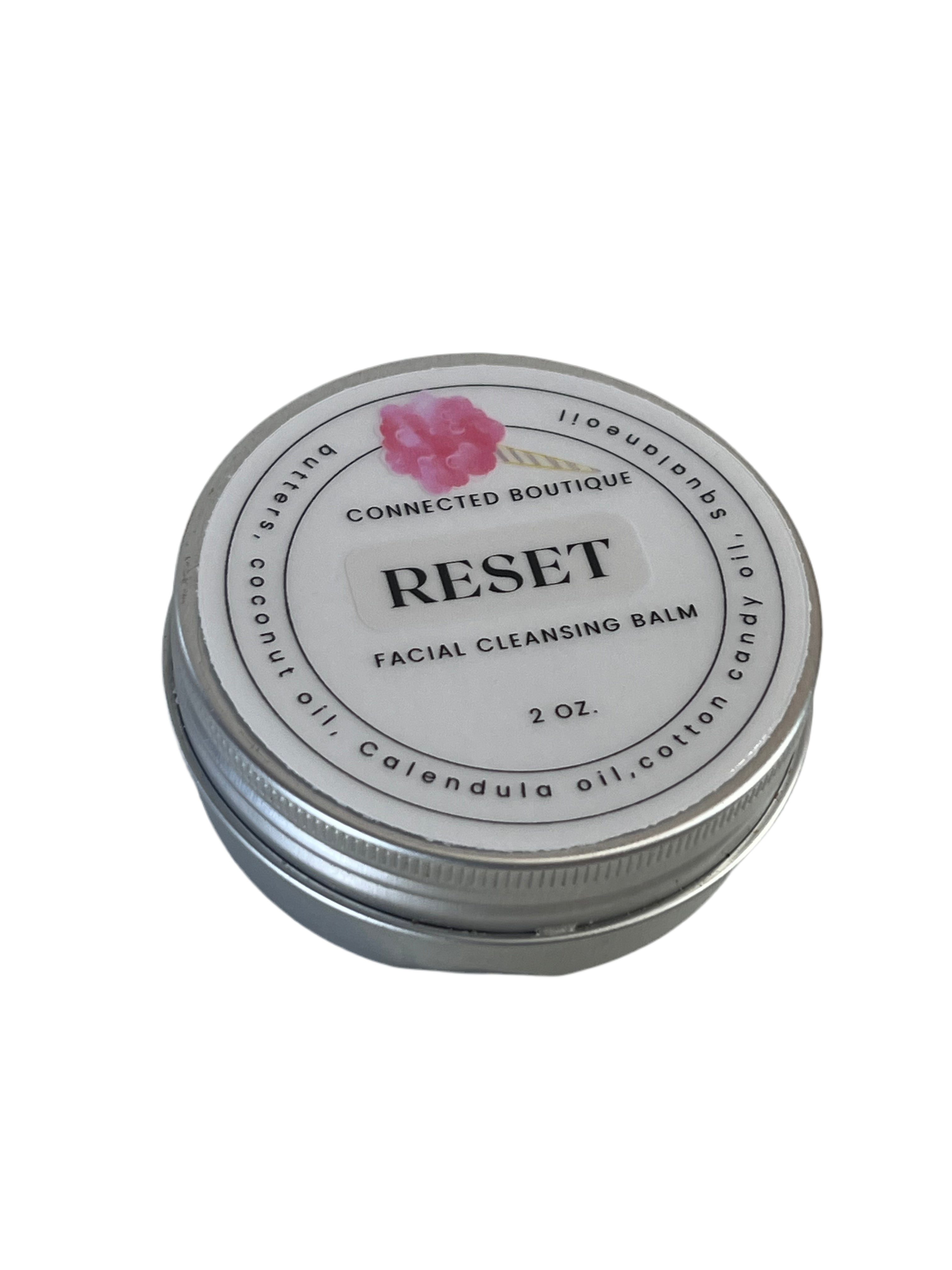 Reset facial cleansing balm - Cotton Candy scented with squaline oil