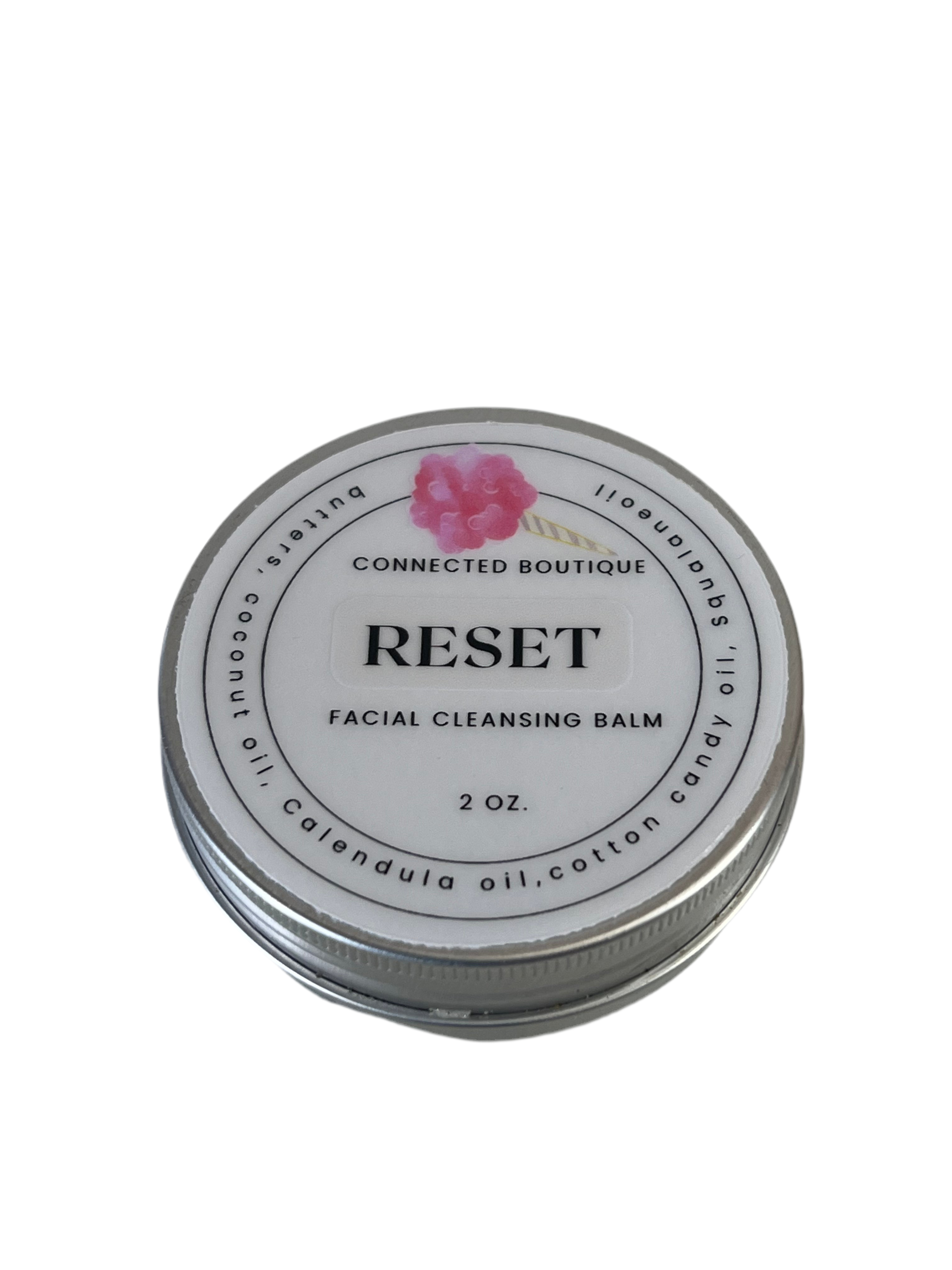 Reset facial cleansing balm - Cotton Candy scented with squaline oil