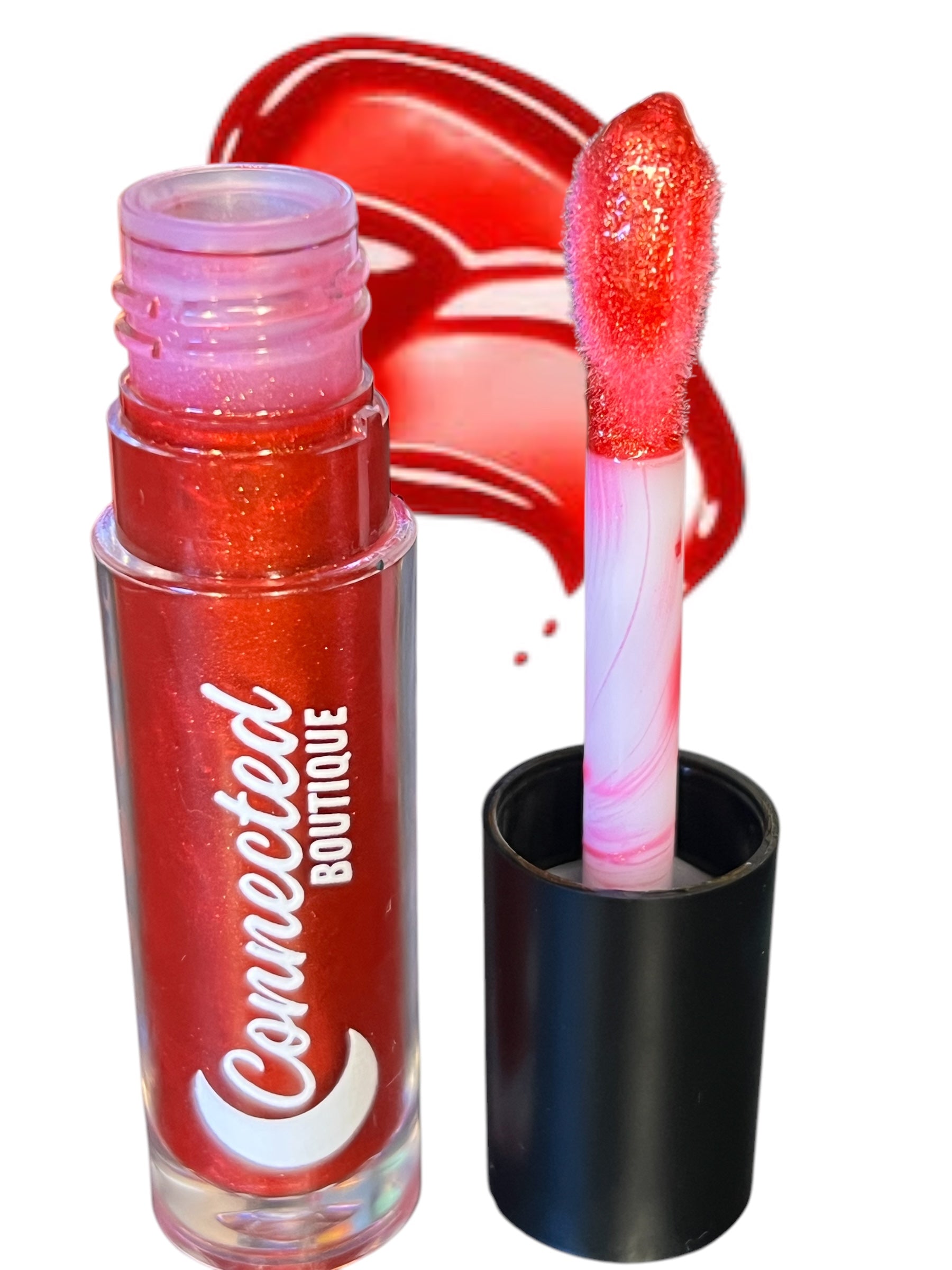 Adore - Red Shimmer Lip Gloss – Bold Color & High Shine