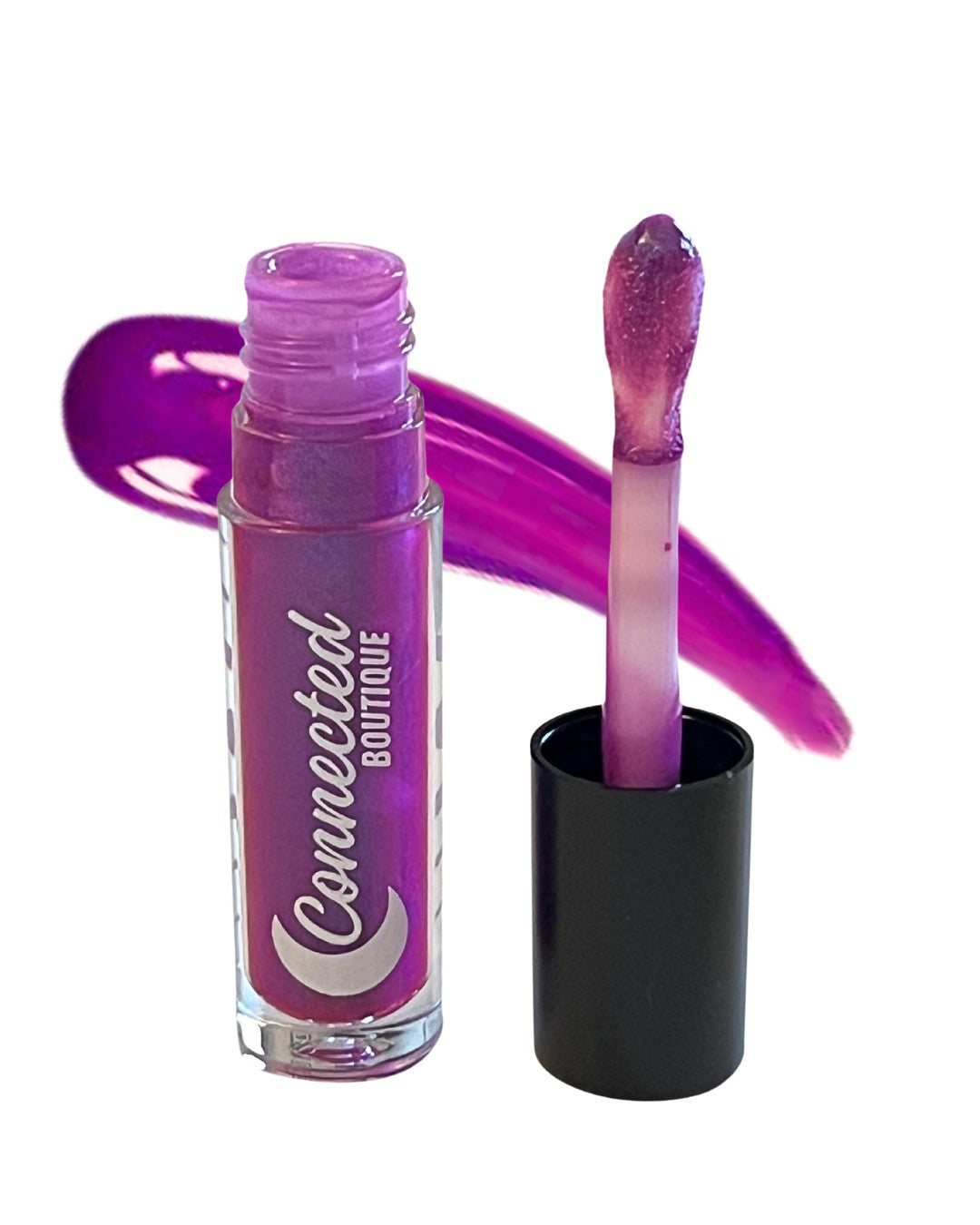 Stargazer -Duochrome Purple‑Pink Shift Lip Gloss with Vanilla Scent