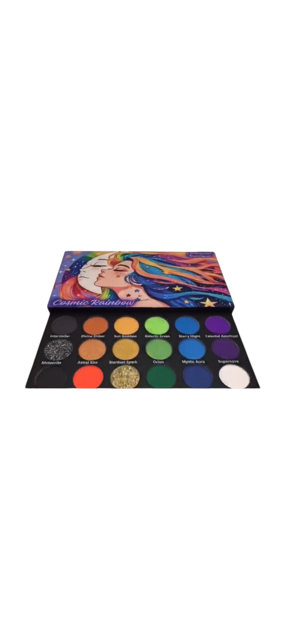 Cosmic Rainbow 18 shade eyeshadow palette