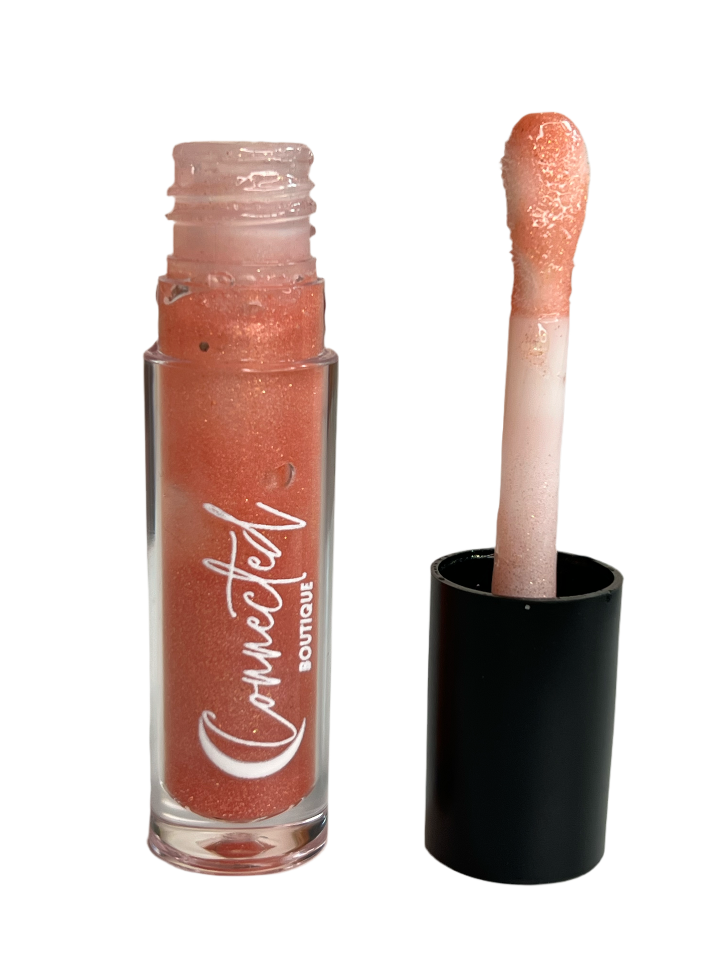 Georgia" Peach scented Shimmer Lip Gloss