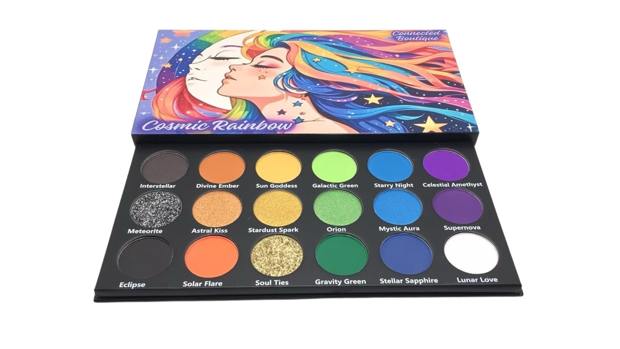 Cosmic Rainbow 18 shade eyeshadow palette