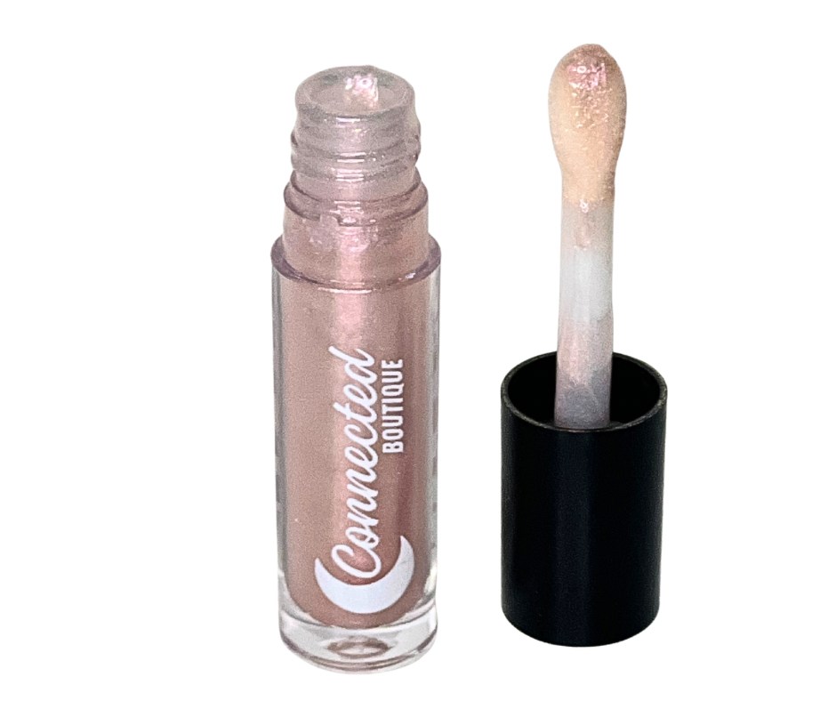 Pixie pink shimmer lip gloss