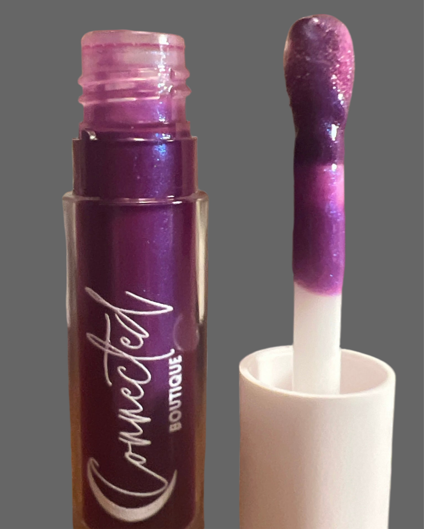 “Stargazer”- Purple/Pink shift Lip Gloss with Caramel Scent