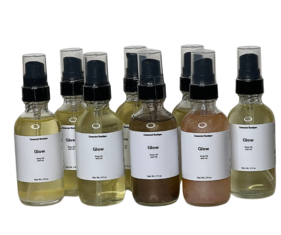 Glow dry perfume body oil scented anti aging fast absorbing hydration