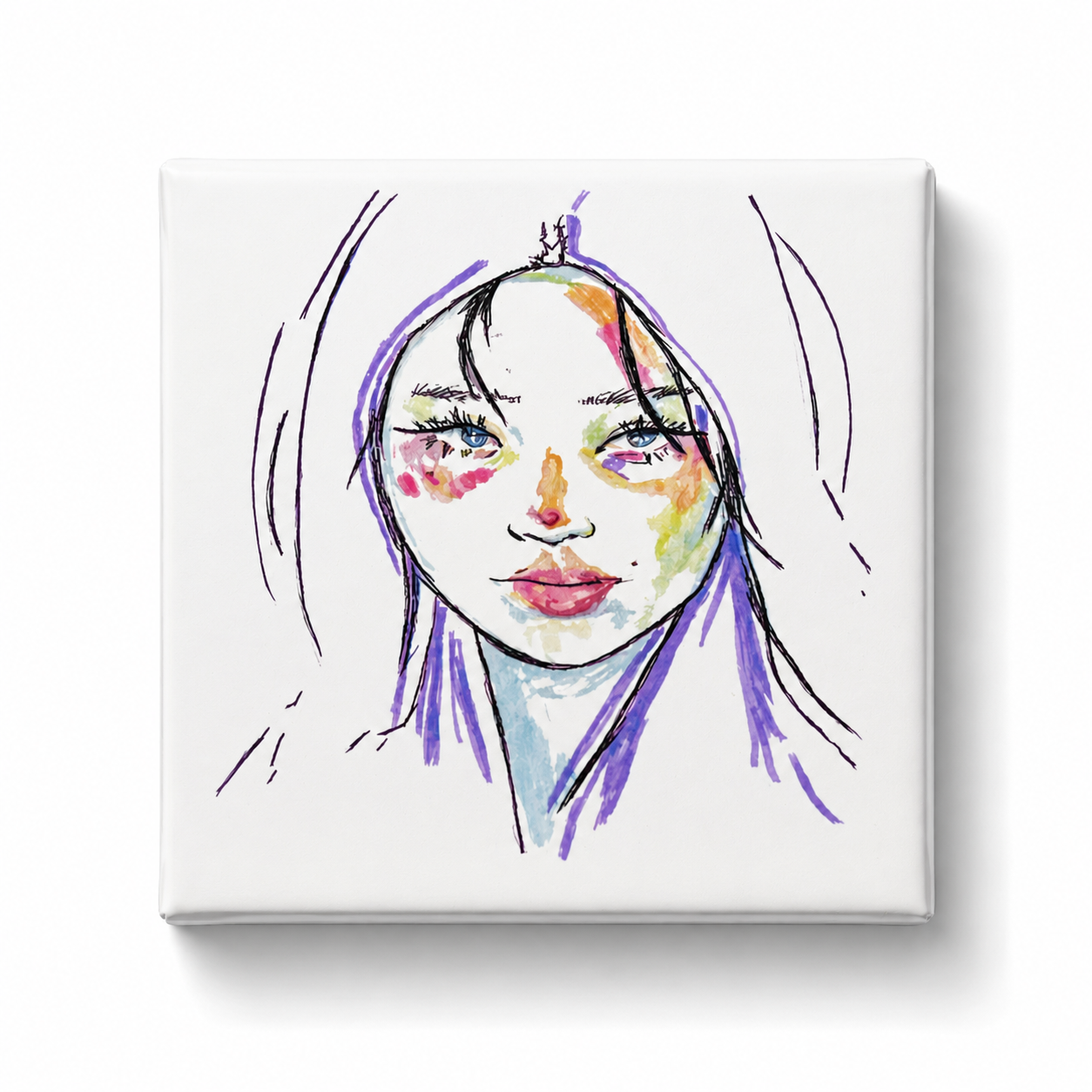 Third Eye - Duochrome Eyeshadow White/Pink/Lavender Color Shifting Pressed Pigment
