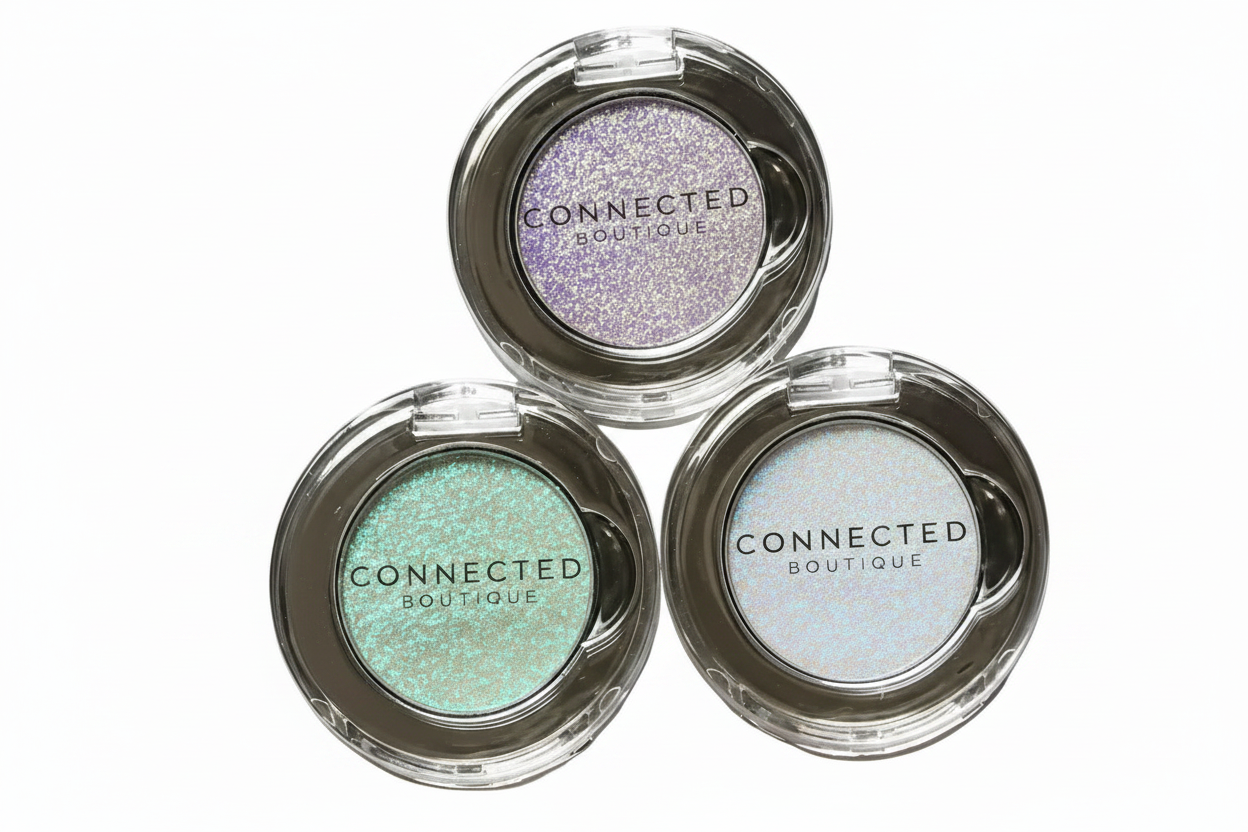 Aurora Rose Duochrome Eyeshadow Violet Pink Gold Pressed Pigment
