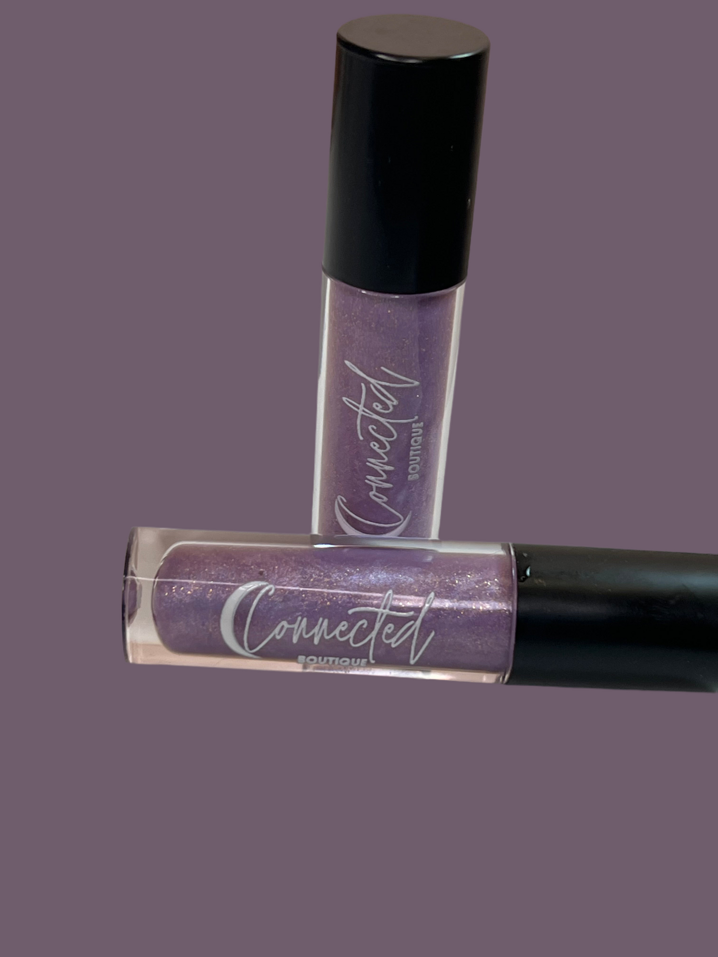 “Nova” purple lip gloss with vanilla scent