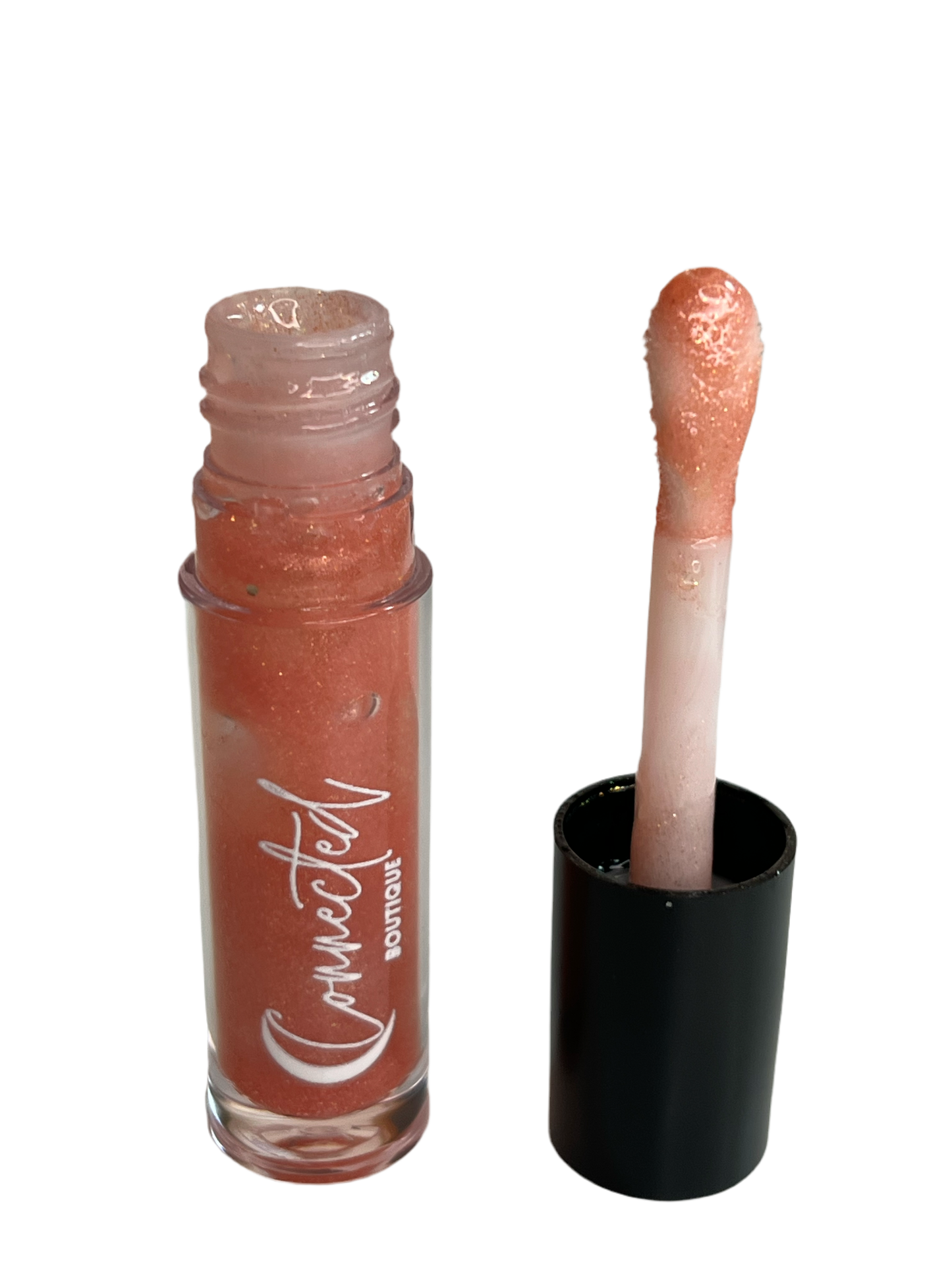 Georgia" Peach scented Shimmer Lip Gloss