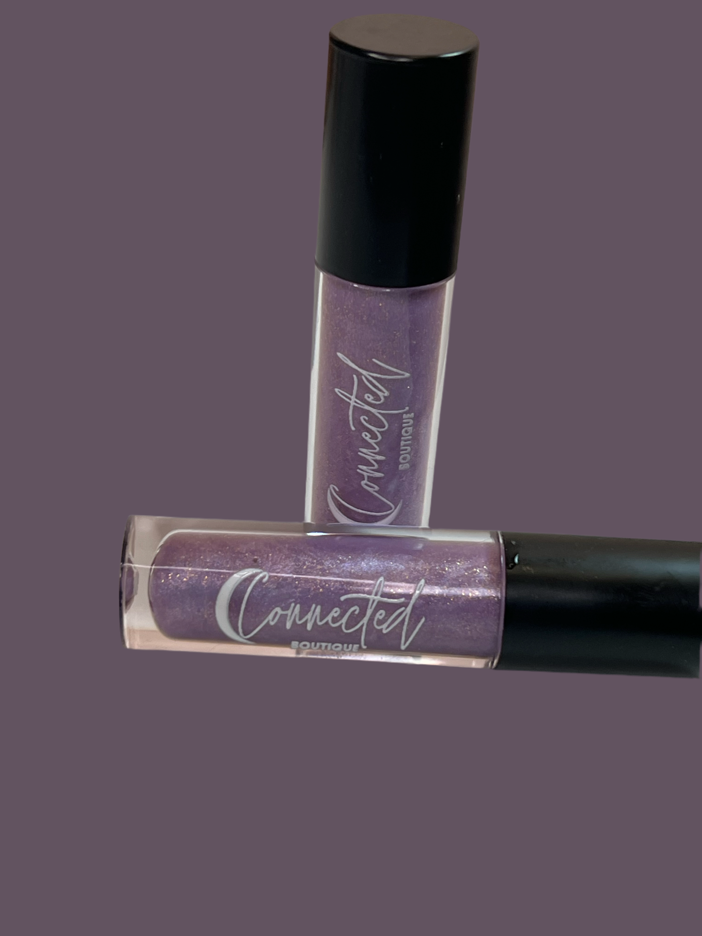 “Nova” purple lip gloss with vanilla scent