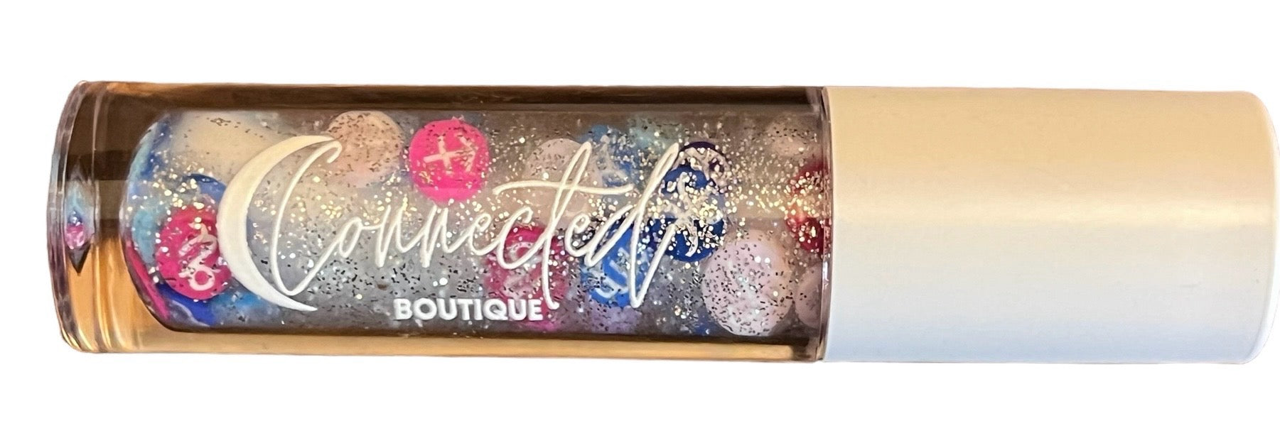 “Cosmic” - Silver Glitter Lip Gloss or Lip oil with cotton candy scent