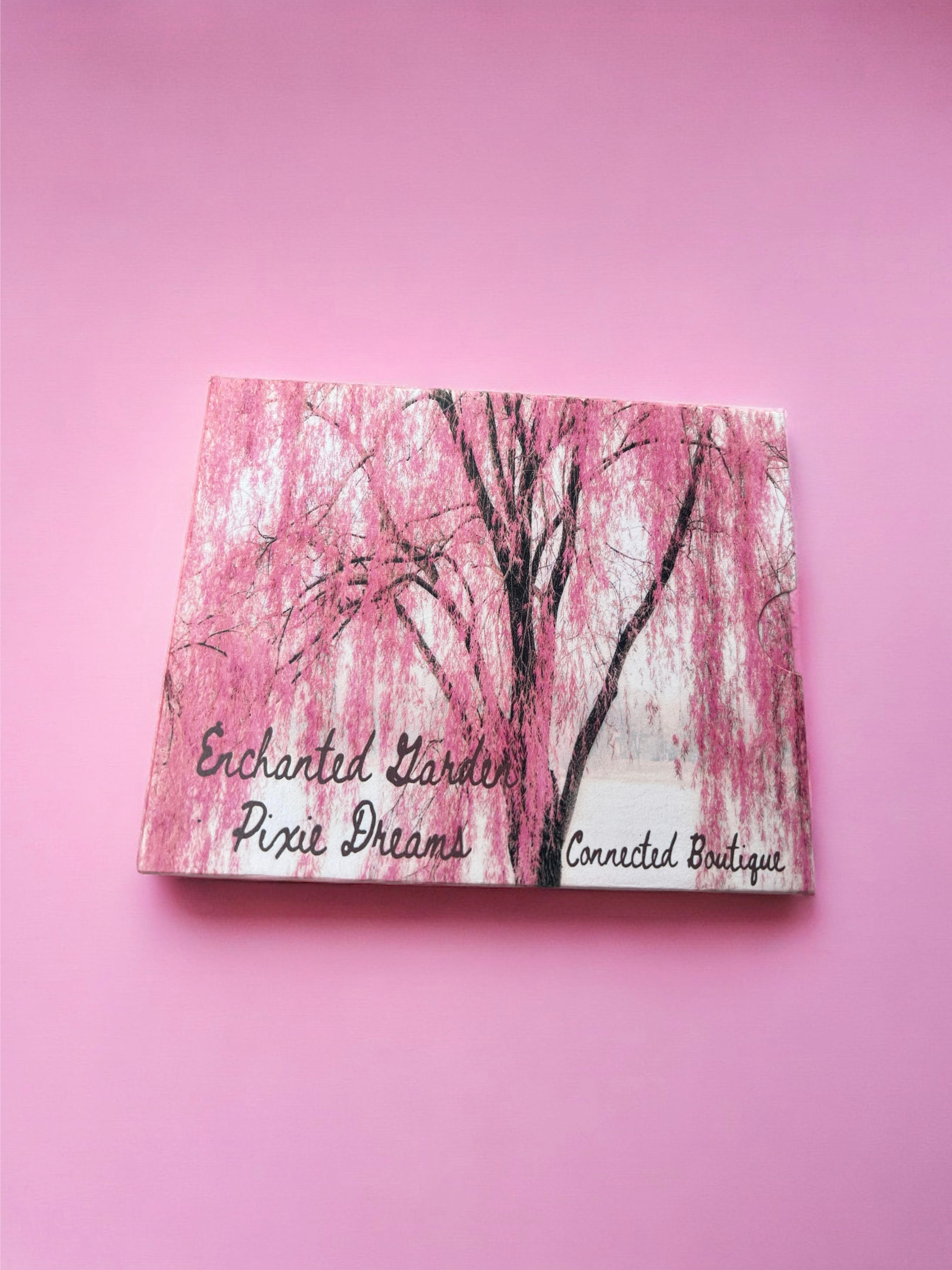 “Enchanted Garden; Pixie Dreams” 12 shade eyeshadow palette pink/purple color story