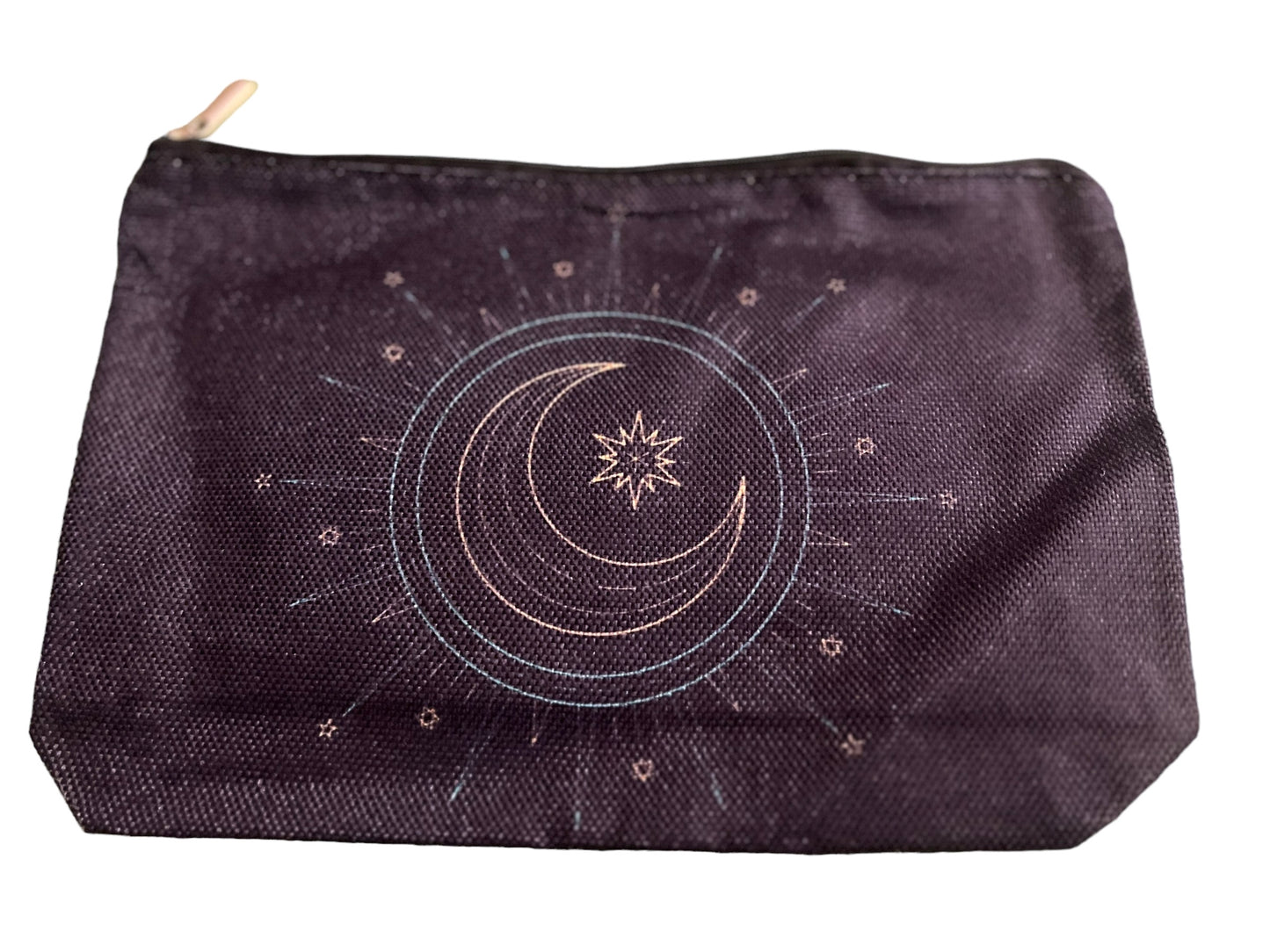 Moon Canvas Makeup Bag Art organizer