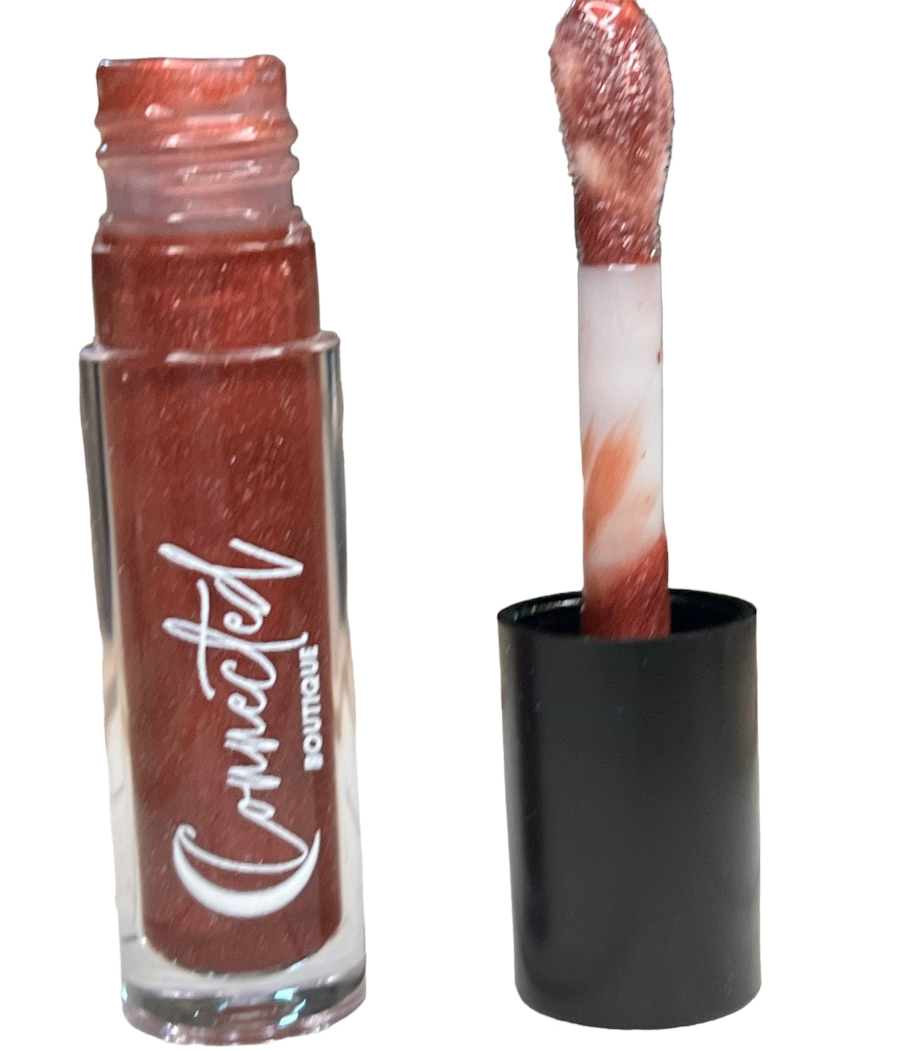 Brownie- lip gloss rich reddish brown