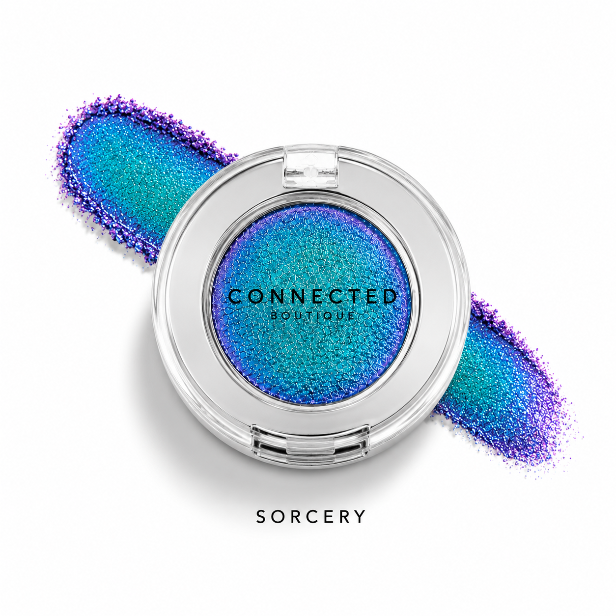 Sorcery Duochrome Eyeshadow Teal Green Color Shifting Pressed Pigment