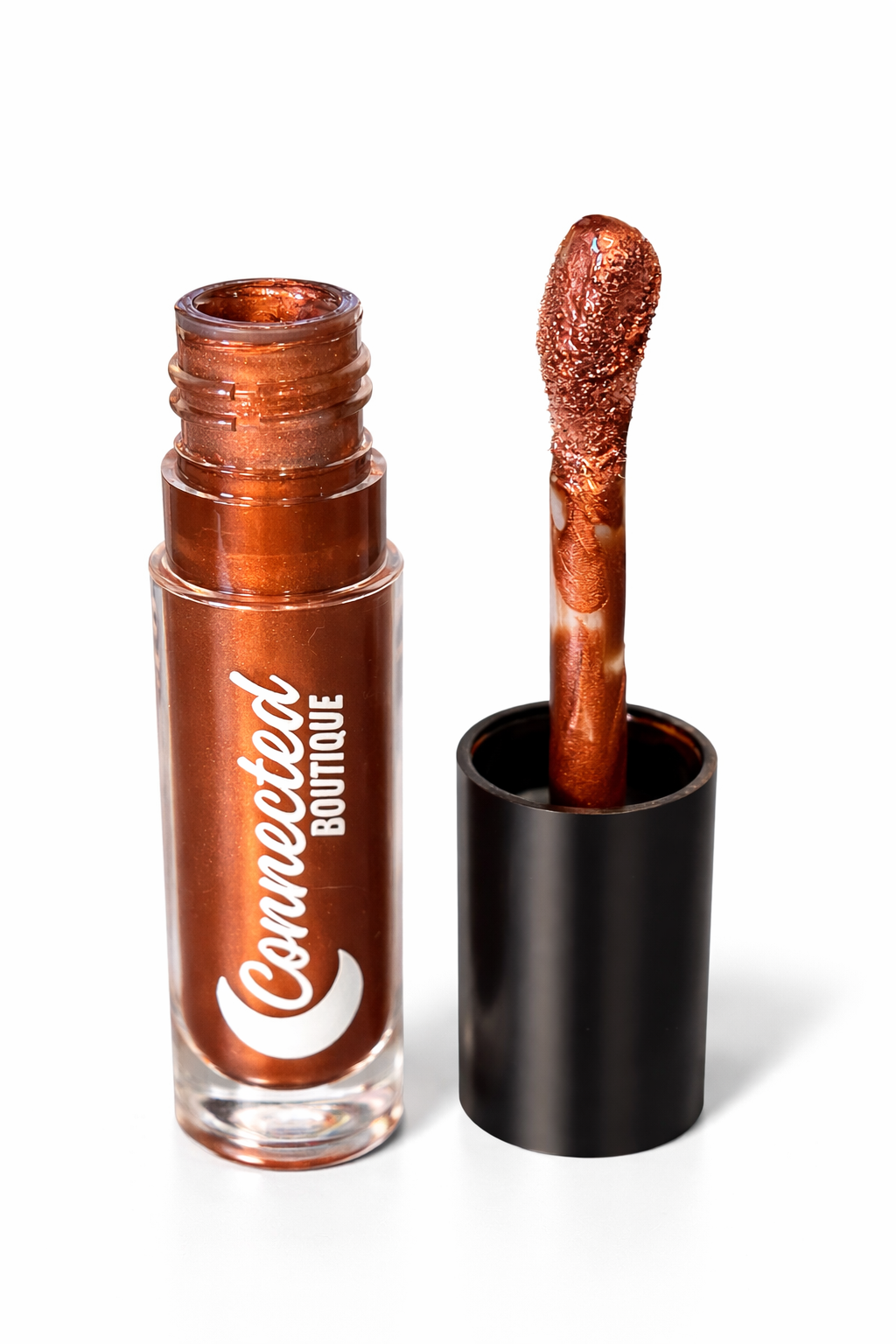 Brownie -  Chocolate brown Metallic Lip Gloss