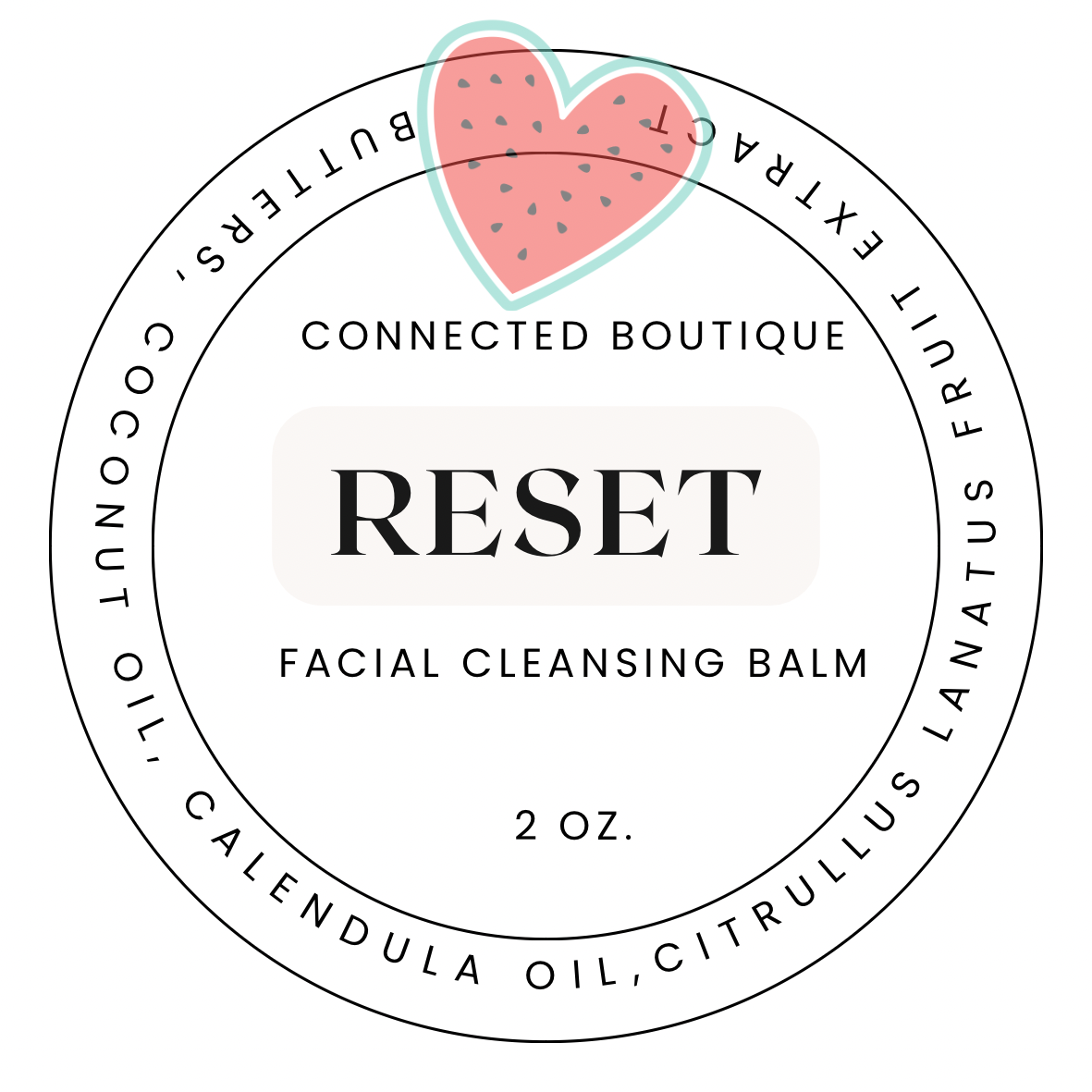 Reset with Watermelon 🍉     facial cleansing balm