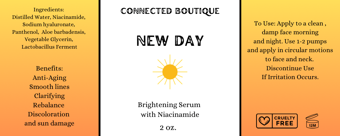 New Day - Brightening Anti Aging Facial Serum with Niacinimide