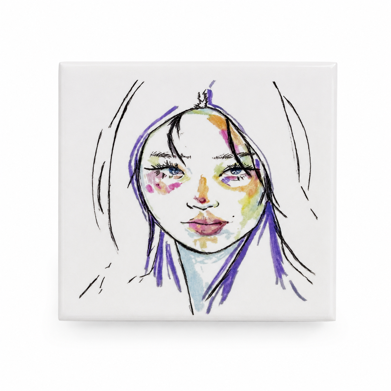 Astral Violet Duochrome Eyeshadow Deep Violet Purple Pressed Pigment