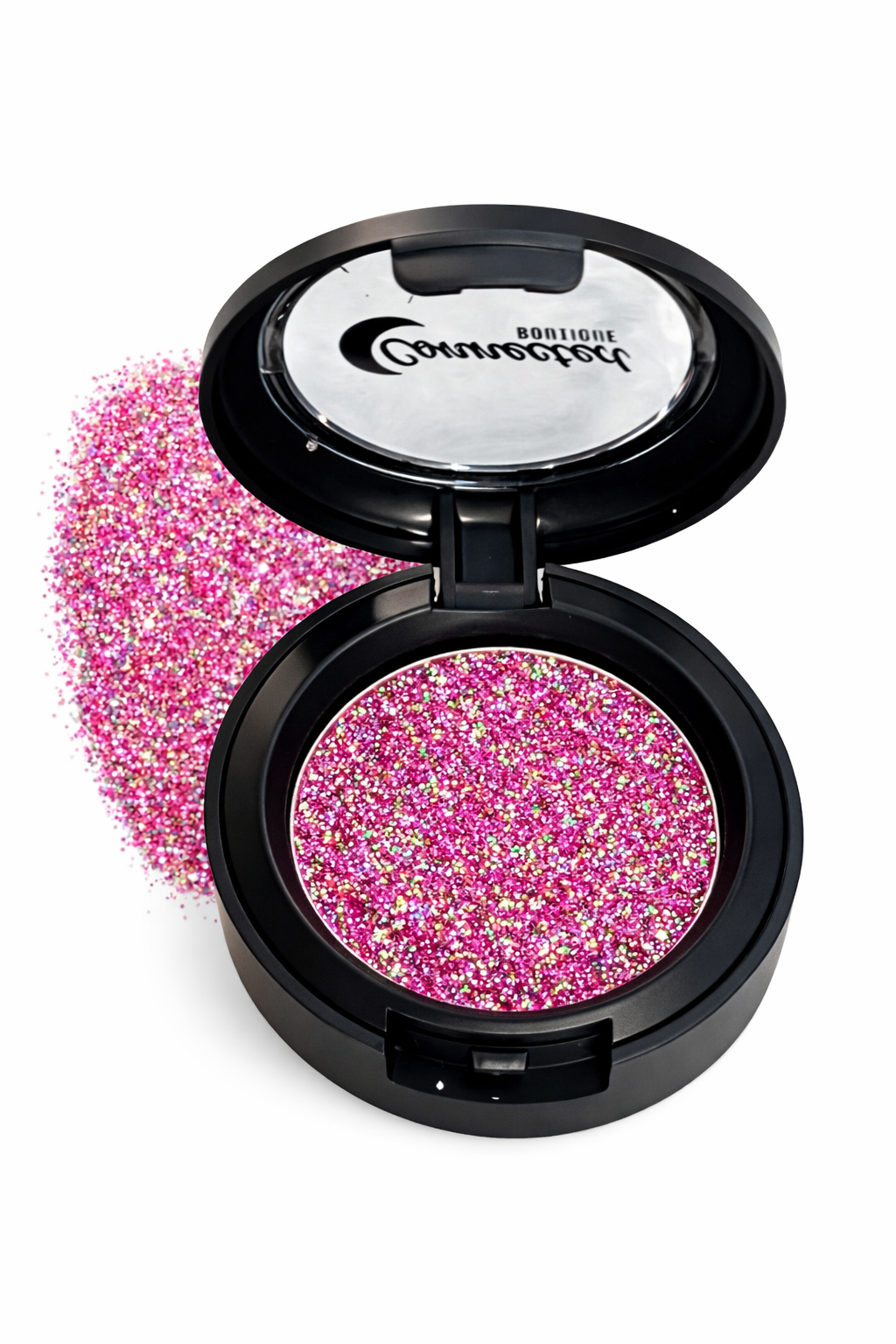 Heartfelt Pink Duochrome Glitter Eyeshadow – Soft Shift Sparkle