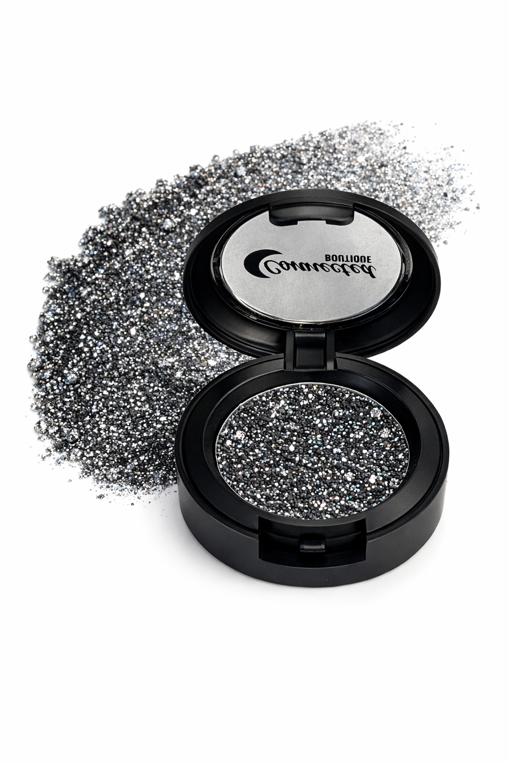 Meteorite Black Glitter Eyeshadow – Edgy Sparkle
