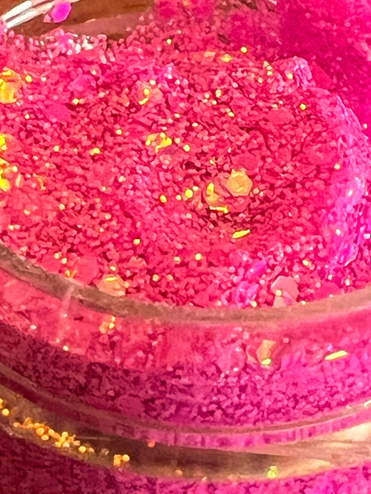 “Fifth Avenue” Pink Glitter gel for eyes, face, body and hair 5 gram size LIMITED EDITION