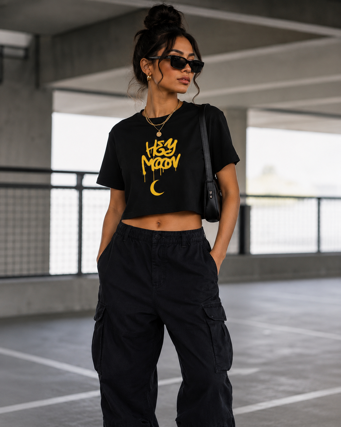 Hey Moon Women’s crop top
