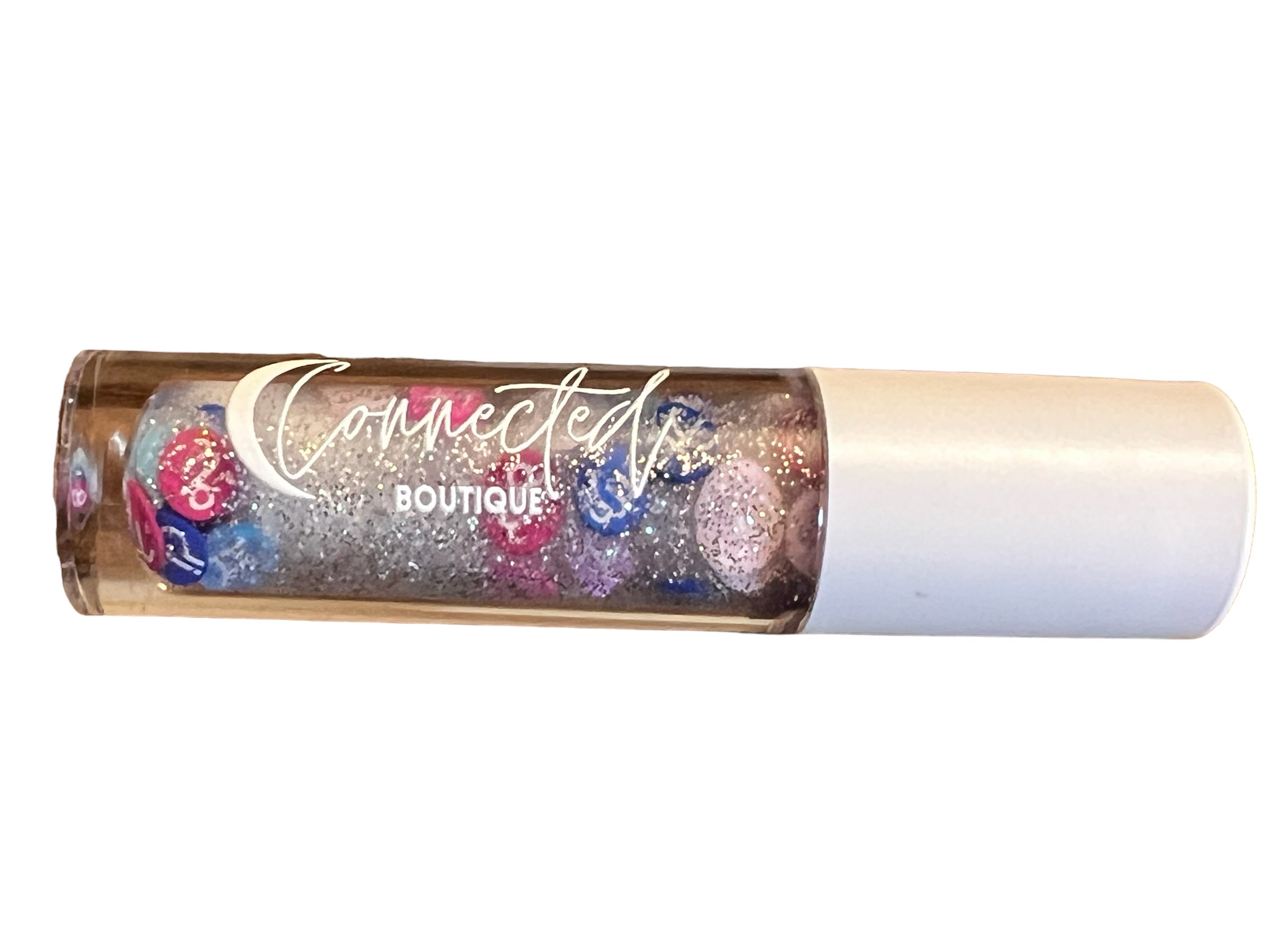 “Cosmic” - Silver Glitter Lip Gloss or Lip oil with cotton candy scent