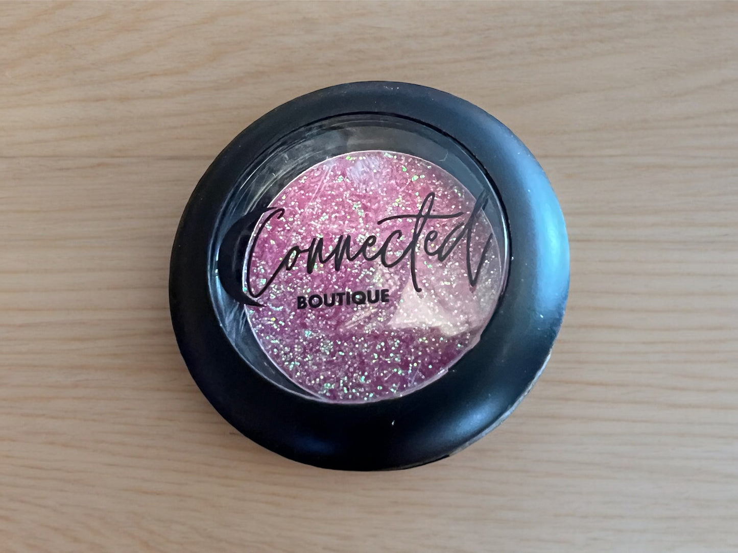 “Heartfelt” Pink Duochrome Glitter eyeshadow