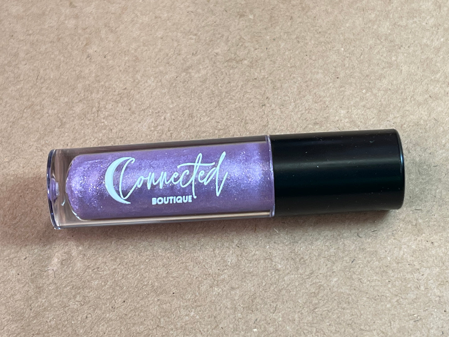 “Nova” purple lip gloss with vanilla scent