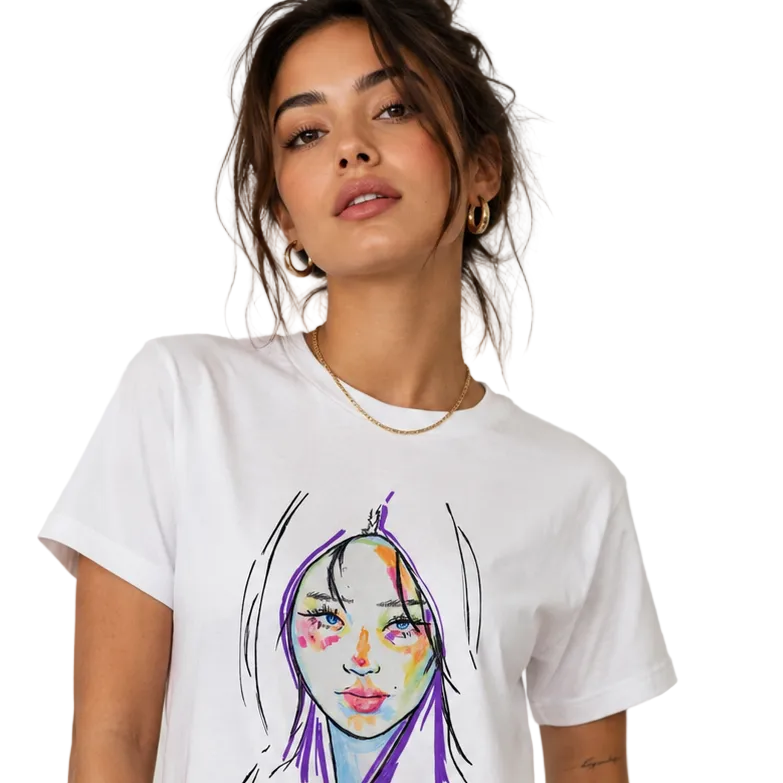 Original Portrait Graphic Tee Women’s T-Shirt