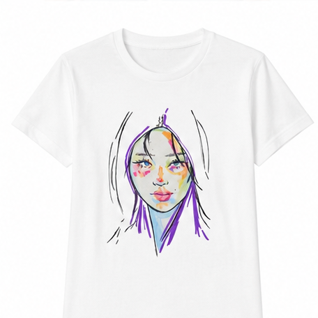 Original Portrait Graphic Tee Women’s T-Shirt