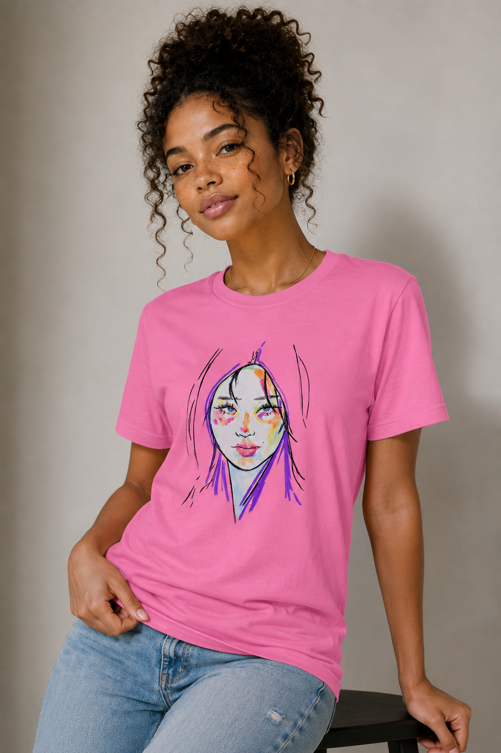 Original Portrait Graphic Tee Women’s T-Shirt