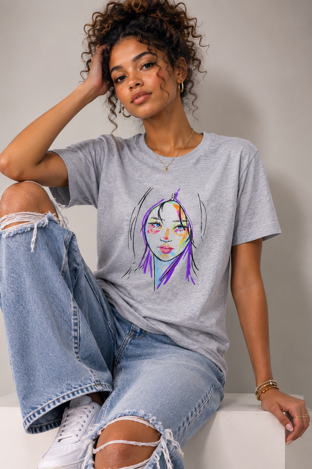 Original Portrait Graphic Tee Women’s T-Shirt