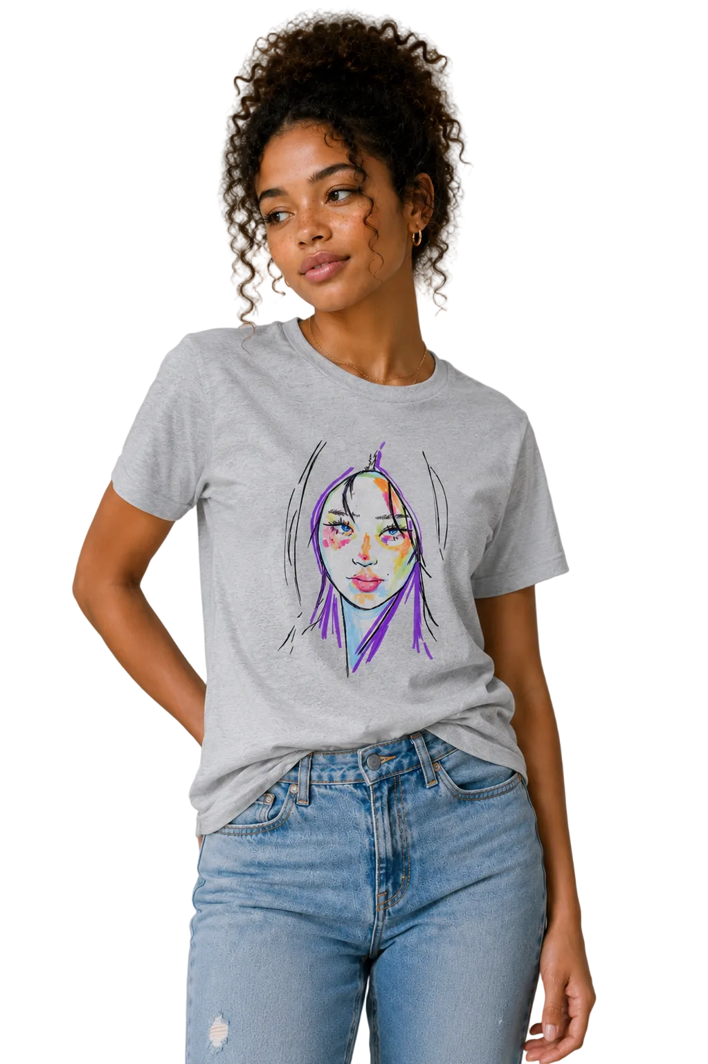 Original Portrait Graphic Tee Women’s T-Shirt