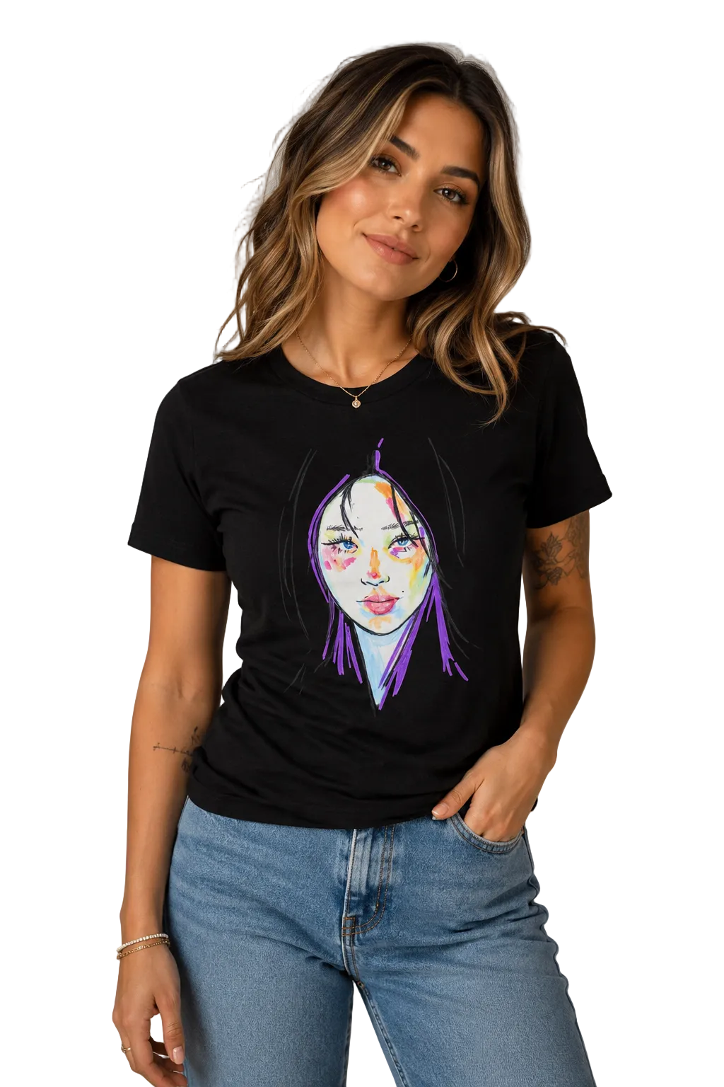Original Portrait Graphic Tee Women’s T-Shirt