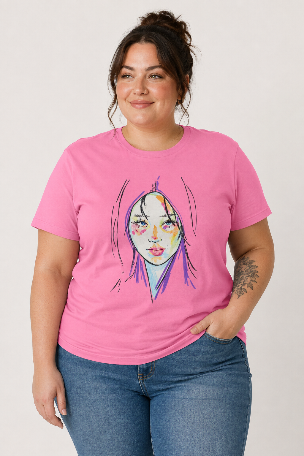 Original Portrait Graphic Tee Women’s T-Shirt