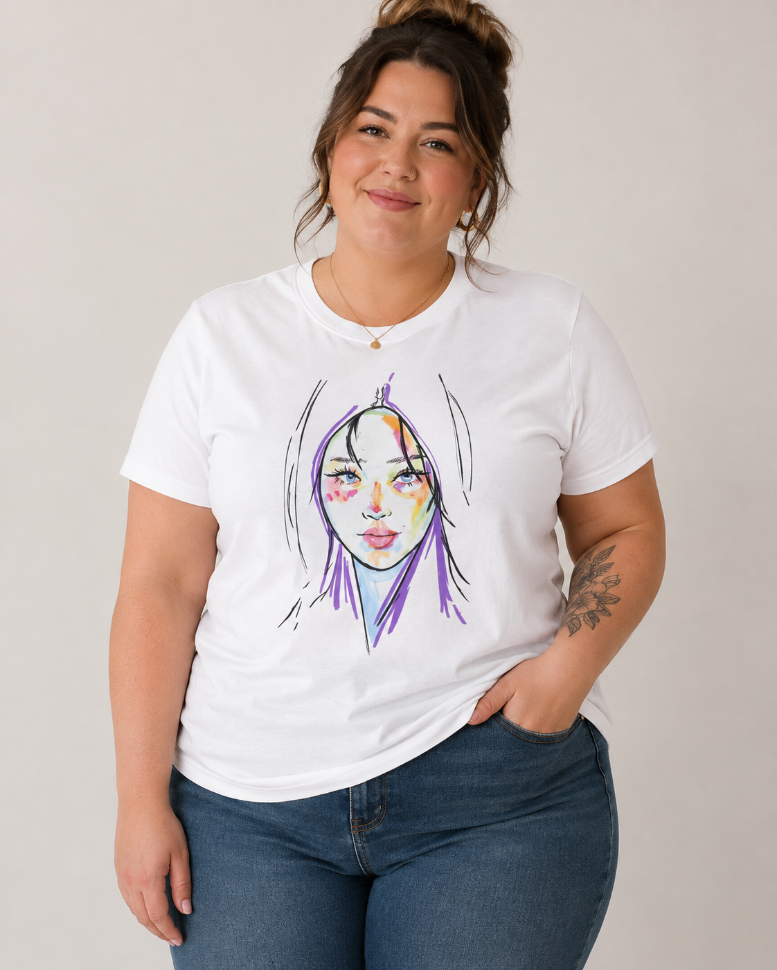 Original Portrait Graphic Tee Women’s T-Shirt
