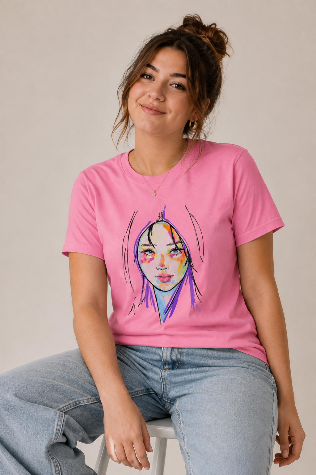 Original Portrait Graphic Tee Women’s T-Shirt