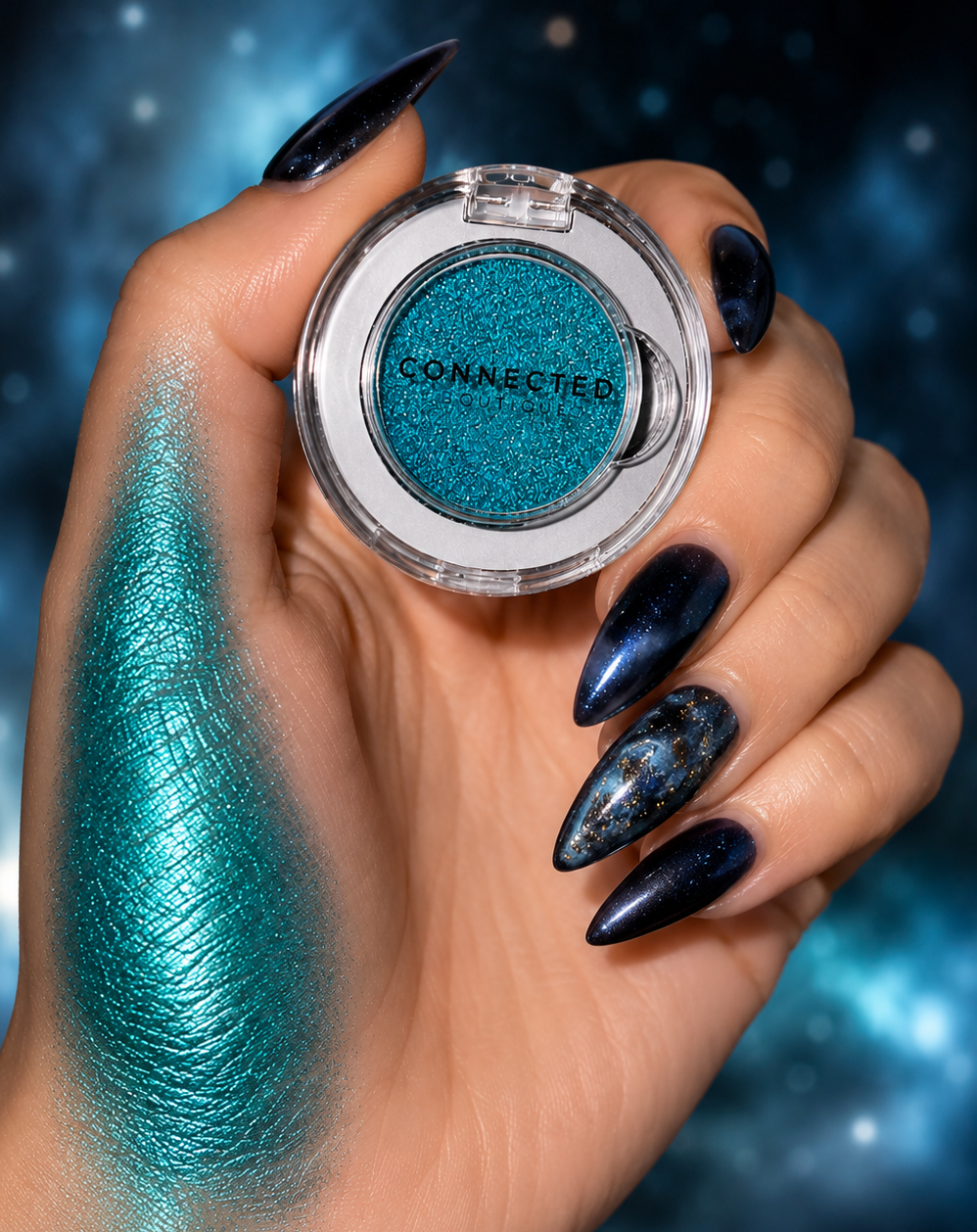 Sorcery - Duochrome Eyeshadow Turquoise Color Shifting Pressed Pigment