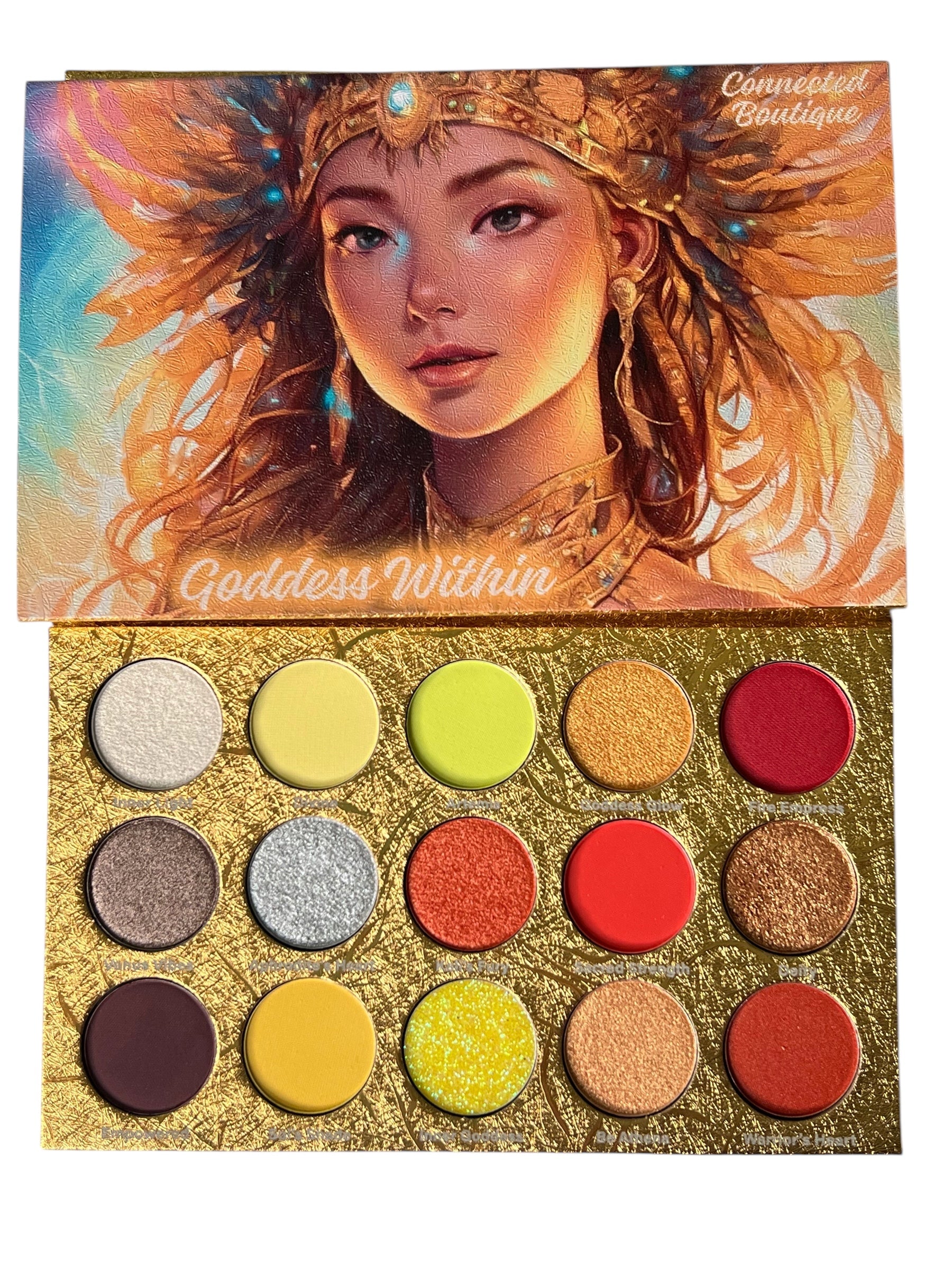 “Goddess Within” 15 shade eyeshadow palette