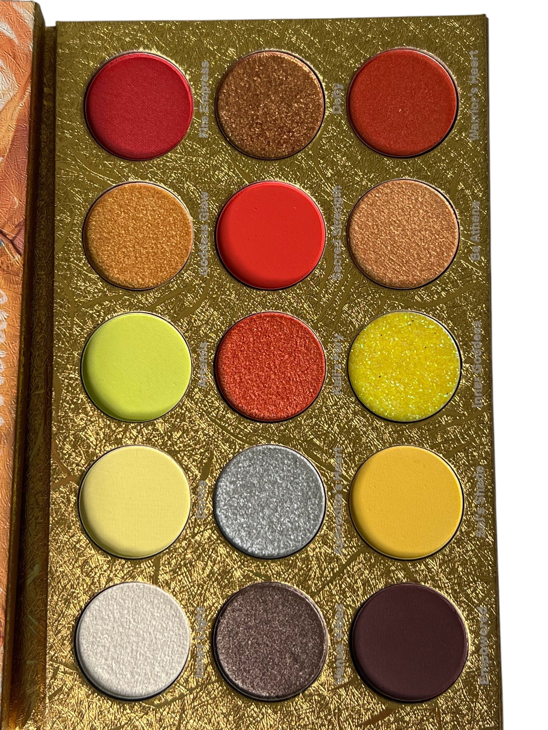 “Goddess Within” 15 shade eyeshadow palette