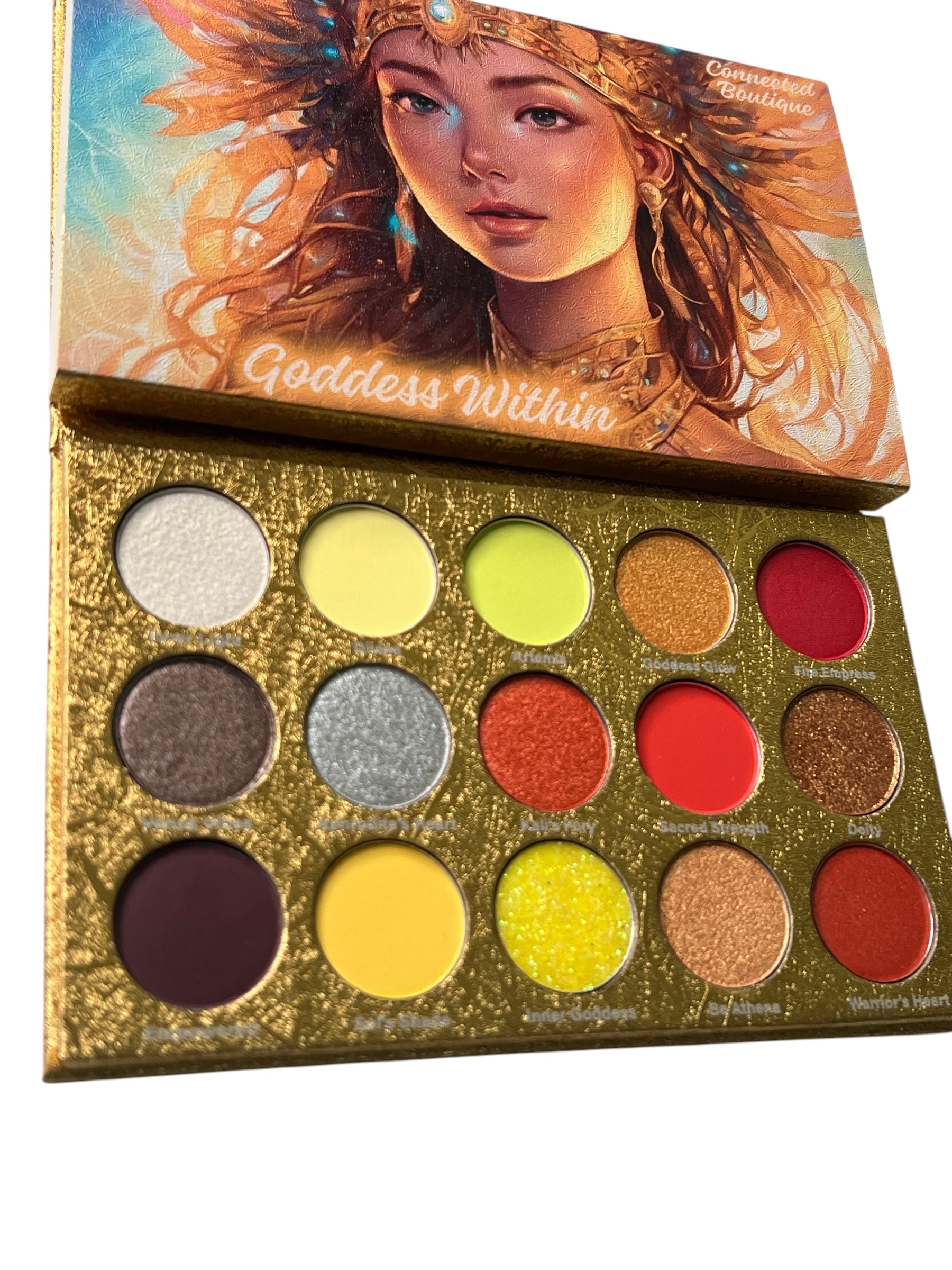 “Goddess Within” 15 shade eyeshadow palette