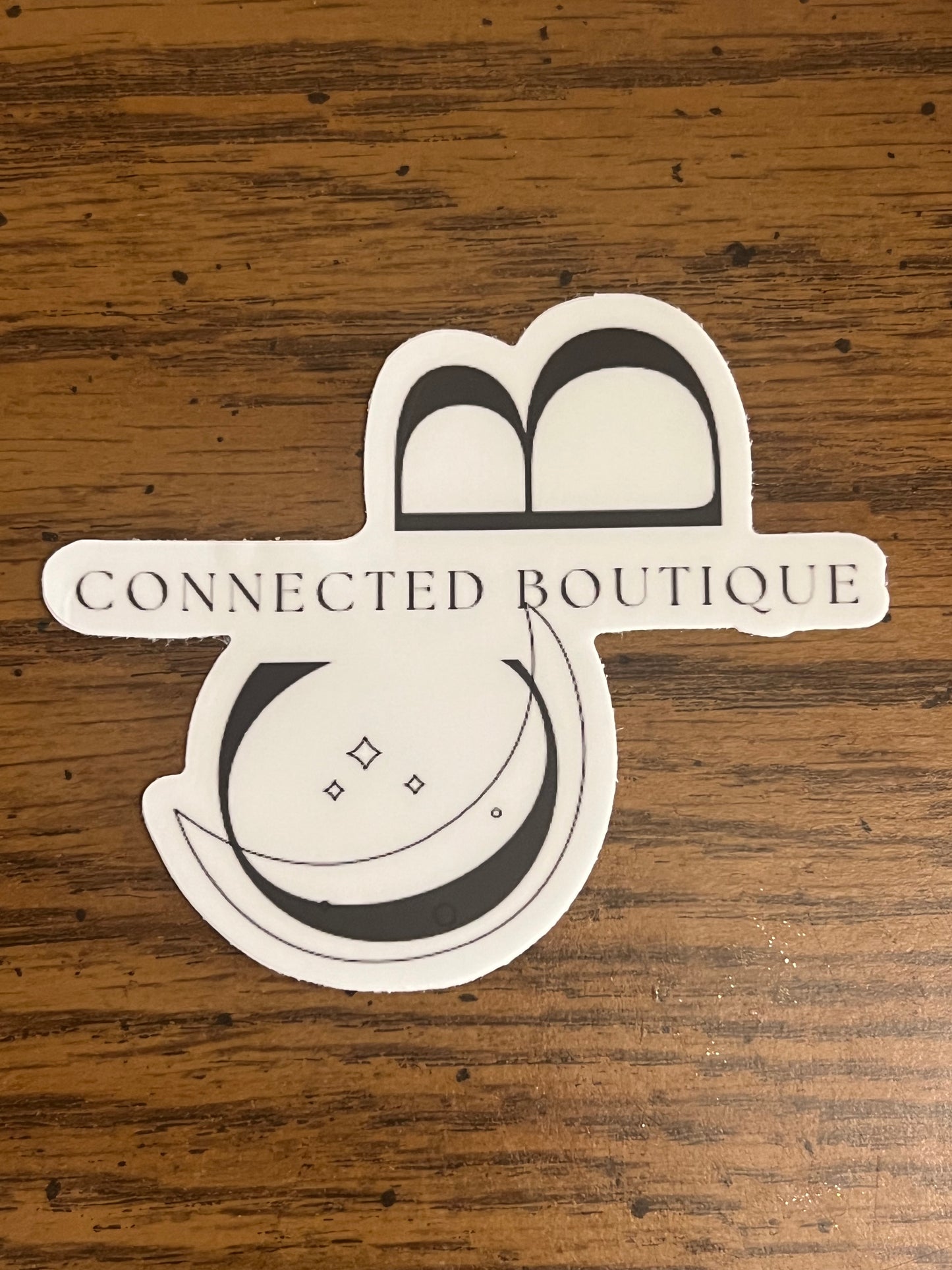 Connected Boutique Moon Sticker