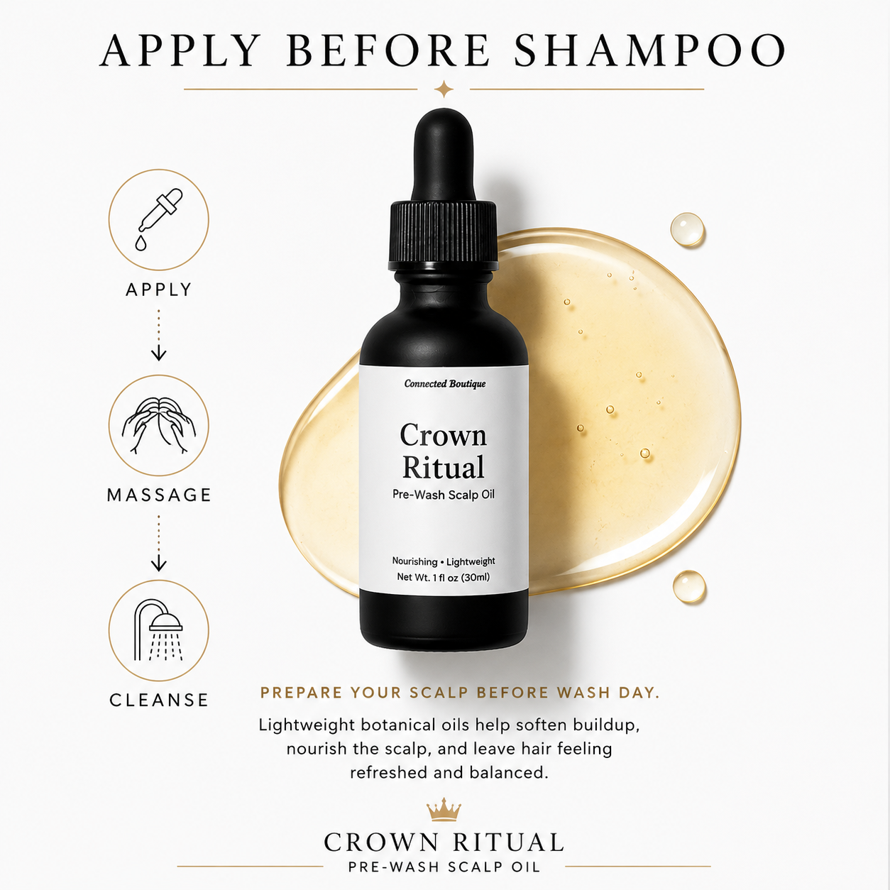 Crown Ritual Pre-Wash Scalp Oil