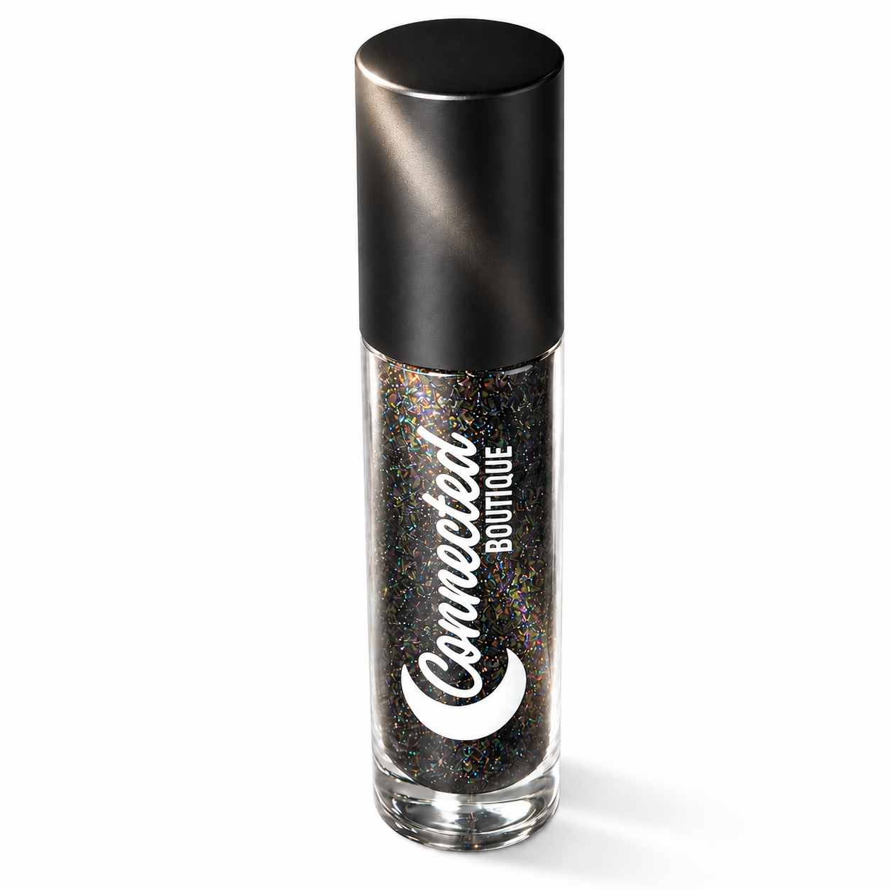 Galaxy – Black Glitter Lip Gloss Holographic High-Shine