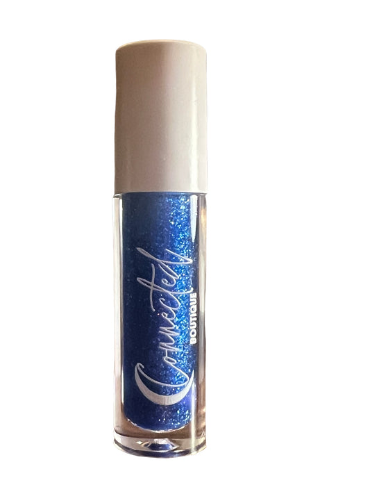 “Magic” - Blue Glitter Color Changing Lip Stain Gloss