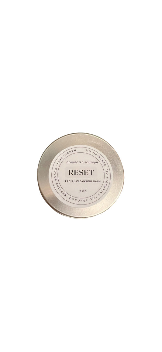 Reset Anti Aging Facial Cleansing Balm with Niacinimide, Hyaluronic Acid and Hibiscus extract Deep clean Remove makeup